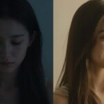 Person experiencing sadness versus happiness, light and dark contrast.